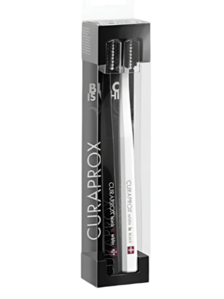 Black is White Toothbrush Duo (2-pack)