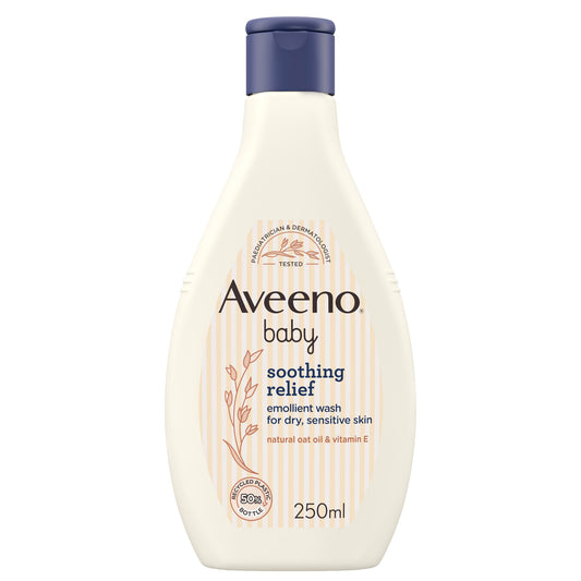 AVEENO Baby Soothing Relief Baby Emollient Wash (250ml)